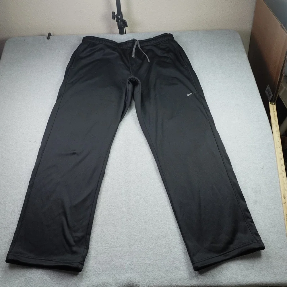 Nike Swewatpants Men XXL Black Athletic Therma-FIT Pants Activewear